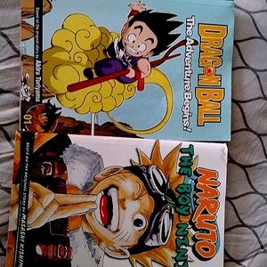 Dragon ball the adventure begins!,. Naruto the boy ninja.